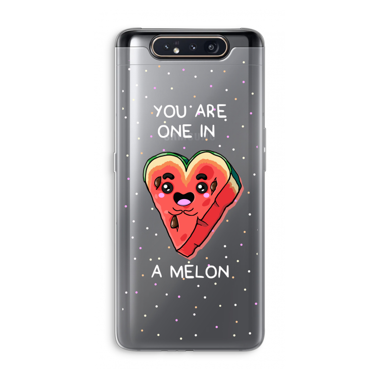 CaseCompany One In A Melon: Samsung Galaxy A80 Transparant Hoesje