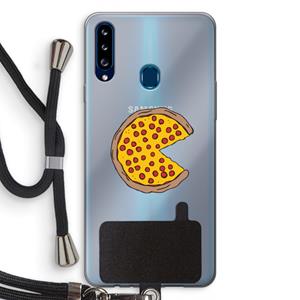 CaseCompany You Complete Me #2: Samsung Galaxy A20s Transparant Hoesje met koord