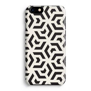 CaseCompany Crazy pattern: Volledig Geprint iPhone 7 Plus Hoesje
