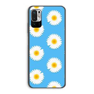 CaseCompany Margrietjes: Xiaomi Redmi Note 10 5G Transparant Hoesje