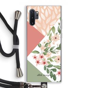 CaseCompany Sweet heaven geometrics: Samsung Galaxy Note 10 Plus Transparant Hoesje met koord