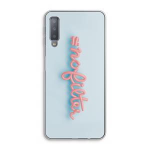 CaseCompany nofilter: Samsung Galaxy A7 (2018) Transparant Hoesje