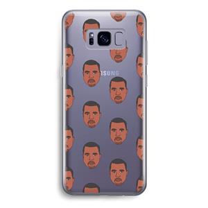 CaseCompany Kanye Call Me℃: Samsung Galaxy S8 Transparant Hoesje