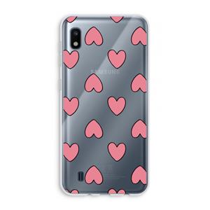 CaseCompany Ondersteboven verliefd: Samsung Galaxy A10 Transparant Hoesje