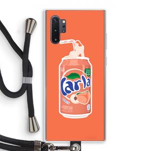 CaseCompany S(peach)less: Samsung Galaxy Note 10 Plus Transparant Hoesje met koord