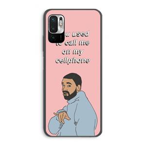 CaseCompany Hotline bling: Xiaomi Redmi Note 10 5G Transparant Hoesje