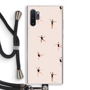 CaseCompany Dancing #1: Samsung Galaxy Note 10 Plus Transparant Hoesje met koord