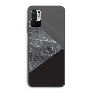 CaseCompany Combinatie marmer: Xiaomi Redmi Note 10 5G Transparant Hoesje