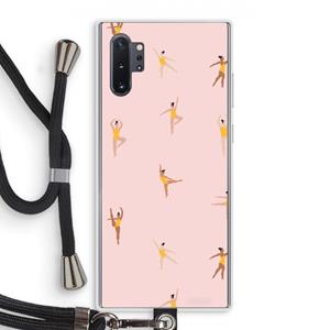 CaseCompany Dans #2: Samsung Galaxy Note 10 Plus Transparant Hoesje met koord