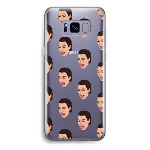 CaseCompany Ugly Cry Call: Samsung Galaxy S8 Transparant Hoesje