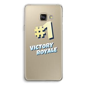 CaseCompany Victory Royale: Samsung Galaxy A3 (2016) Transparant Hoesje