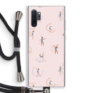 CaseCompany Dancing #3: Samsung Galaxy Note 10 Plus Transparant Hoesje met koord
