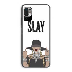 CaseCompany Slay All Day: Xiaomi Redmi Note 10 5G Transparant Hoesje