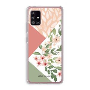CaseCompany Sweet heaven geometrics: Samsung Galaxy A51 5G Transparant Hoesje