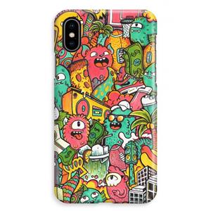 CaseCompany Vexx City: iPhone XS Max Volledig Geprint Hoesje