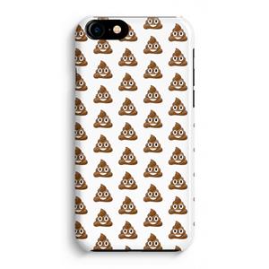 CaseCompany Poop emoji: Volledig Geprint iPhone 7 Plus Hoesje