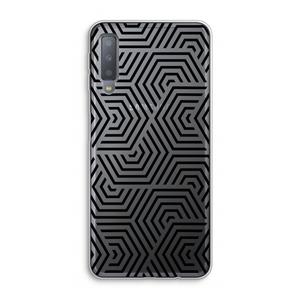 CaseCompany Magic pattern: Samsung Galaxy A7 (2018) Transparant Hoesje