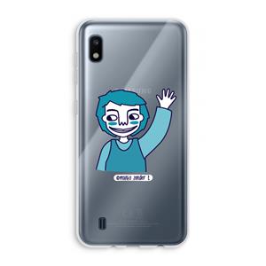 CaseCompany Zwaai: Samsung Galaxy A10 Transparant Hoesje