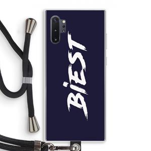 CaseCompany Biest: Samsung Galaxy Note 10 Plus Transparant Hoesje met koord