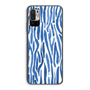 CaseCompany Blauwe nerven: Xiaomi Redmi Note 10 5G Transparant Hoesje