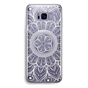 CaseCompany Roses Are Red: Samsung Galaxy S8 Transparant Hoesje