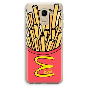 CaseCompany McElodie: Samsung Galaxy J6 (2018) Transparant Hoesje