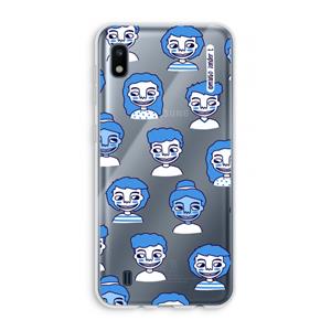 CaseCompany Gezichtjes: Samsung Galaxy A10 Transparant Hoesje