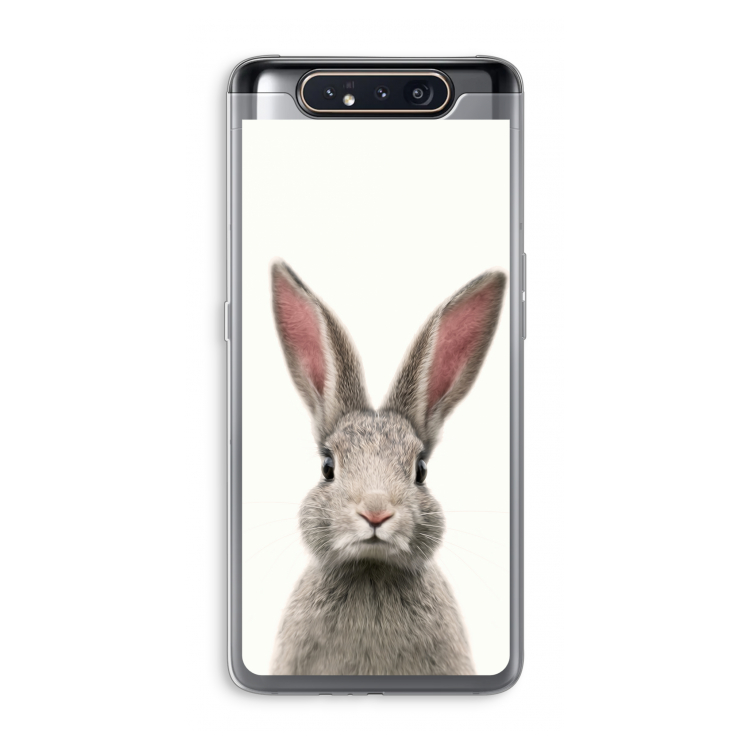 CaseCompany Daisy: Samsung Galaxy A80 Transparant Hoesje