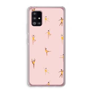 CaseCompany Dans #2: Samsung Galaxy A51 5G Transparant Hoesje