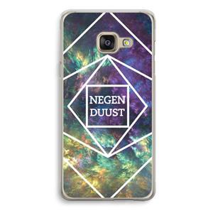 CaseCompany Negenduust ruimte: Samsung Galaxy A3 (2016) Transparant Hoesje