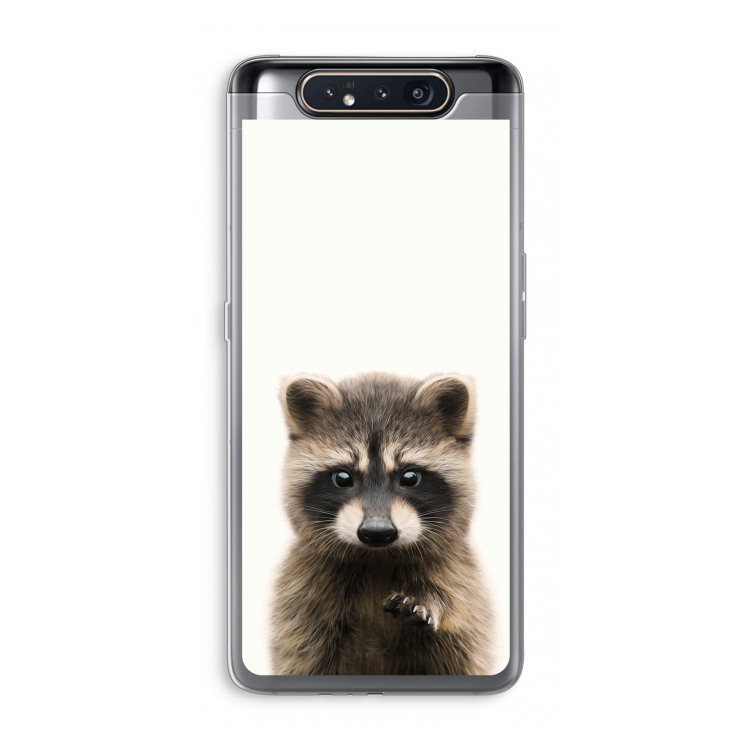 CaseCompany Rocco: Samsung Galaxy A80 Transparant Hoesje