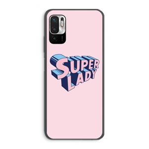 CaseCompany Superlady: Xiaomi Redmi Note 10 5G Transparant Hoesje