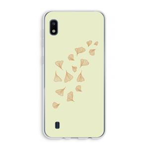 CaseCompany Falling Leaves: Samsung Galaxy A10 Transparant Hoesje