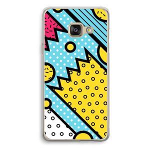 CaseCompany Pop Art #1: Samsung Galaxy A3 (2016) Transparant Hoesje