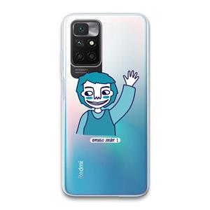 CaseCompany Zwaai: Xiaomi Redmi 10 Transparant Hoesje