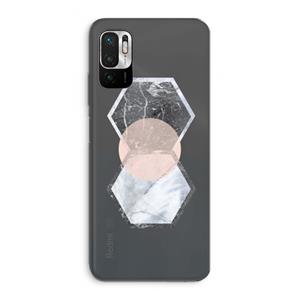 CaseCompany Creatieve toets: Xiaomi Redmi Note 10 5G Transparant Hoesje