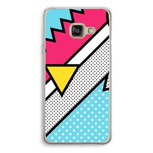 CaseCompany Pop Art #3: Samsung Galaxy A3 (2016) Transparant Hoesje