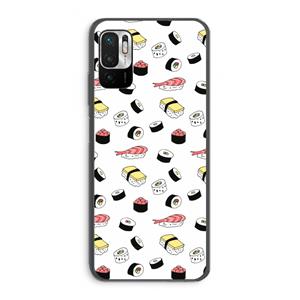 CaseCompany Sushi time: Xiaomi Redmi Note 10 5G Transparant Hoesje