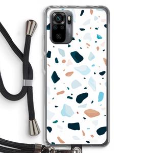 CaseCompany Terrazzo N°13: Xiaomi Redmi Note 10 Pro Transparant Hoesje met koord