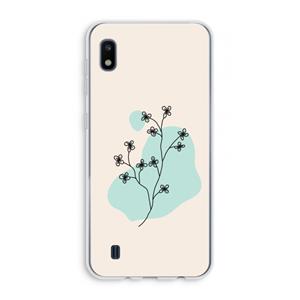 CaseCompany Love your petals: Samsung Galaxy A10 Transparant Hoesje