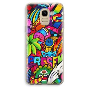 CaseCompany Represent: Samsung Galaxy J6 (2018) Transparant Hoesje