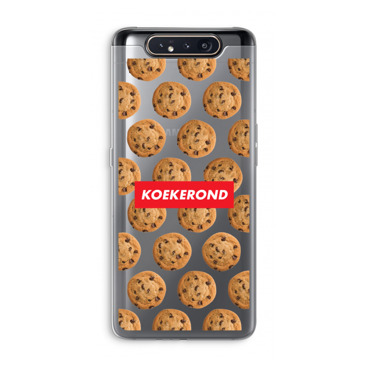 CaseCompany Koekerond: Samsung Galaxy A80 Transparant Hoesje