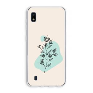 CaseCompany Violets are blue: Samsung Galaxy A10 Transparant Hoesje