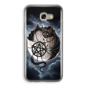 CaseCompany Volle maan: Samsung Galaxy A5 (2017) Transparant Hoesje