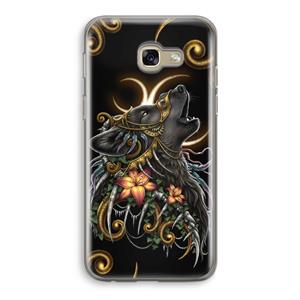 CaseCompany Huilende Wolf: Samsung Galaxy A5 (2017) Transparant Hoesje