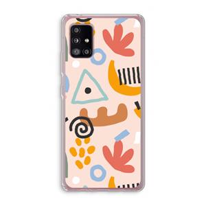 CaseCompany Abstract: Samsung Galaxy A51 5G Transparant Hoesje