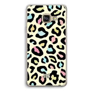 CaseCompany Leopard pattern: Samsung Galaxy A3 (2016) Transparant Hoesje