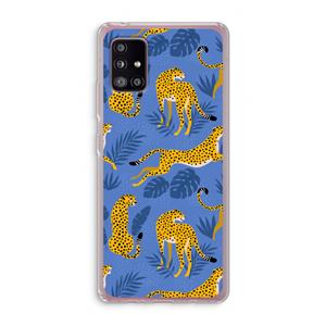 CaseCompany Luipaard: Samsung Galaxy A51 5G Transparant Hoesje