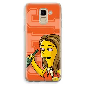 CaseCompany Jamie Lee Simpson: Samsung Galaxy J6 (2018) Transparant Hoesje