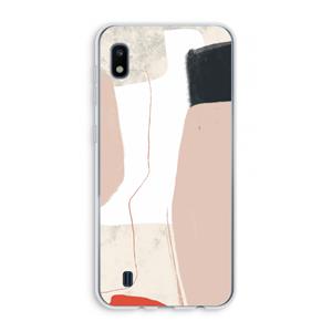 CaseCompany Lava: Samsung Galaxy A10 Transparant Hoesje